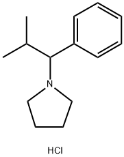 1-(alpha-Isopropylbenzyl)pyrrolidine hydrochloride 结构式