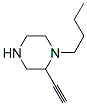 Piperazine, 1-butyl-2-ethynyl- (9CI) 结构式