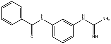 Benzamide, N-[3-[(aminoiminomethyl)amino]phenyl]- (9CI) 结构式