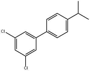 3,5-dichloro-4'-isopropylbiphenyl 结构式