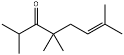 2,4,4,7-四甲基-6-辛烯-3-酮 结构式