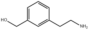 3-(2-氨基乙基)苯甲醇 结构式