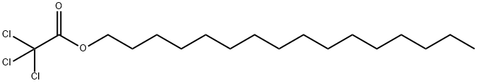 TRICHLOROACETIC ACID PALMITYL ESTER*(C16 ) 结构式