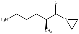 Aziridine, 1-[(2S)-2,5-diamino-1-oxopentyl]- (9CI) 结构式