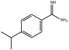 Benzenecarboximidamide, 4-(1-methylethyl)- (9CI) 结构式