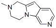 Pyrido[4,3:4,5]pyrrolo[1,2-a]pyrazine, 1,2,3,4-tetrahydro-2-methyl- (9CI) 结构式