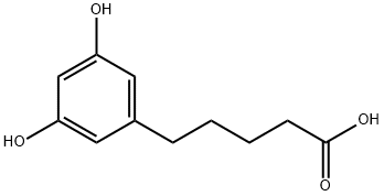 5-(1,3-二羟基苯基)戊酸 结构式