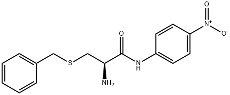 S-苄基-L-半胱氨酸-4-硝基酰苯胺 结构式
