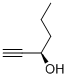 (R)-1-HEXYN-3-OL 结构式