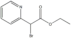 2-溴-2-(2-吡啶基)乙酸乙酯 结构式