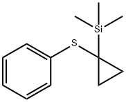 1-(三甲基硅基)环丙基苯基硫醚 结构式