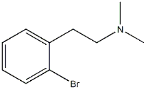 N,N-dimethyl-2-bromophenylethylamine 结构式