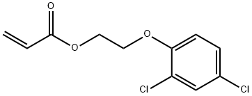 2-(2,4-dichlorophenoxy)ethyl prop-2-enoate 结构式