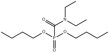 二丁基-二乙基氨基甲酰磷酸酯 结构式