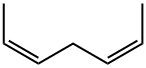 (Z,Z)-2,5-heptadiene 结构式