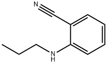 2-(丙氨基)苯甲腈 结构式