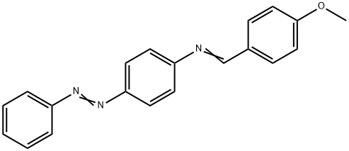 p-甲氧基苄烯-p-苯基偶氮苯胺 结构式