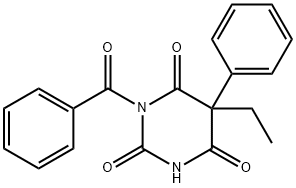 苯甲酰苯巴比妥 结构式