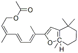 5,8-Epoxy-5,8-dihydroretinol acetate 结构式