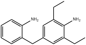 4-[(2-aminophenyl)methyl]-2,6-diethylaniline 结构式