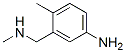 Benzenemethanamine, 5-amino-N,2-dimethyl- (9CI) 结构式