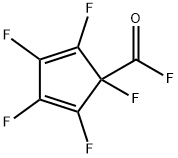 2,4-Cyclopentadiene-1-carbonyl fluoride, 1,2,3,4,5-pentafluoro- (9CI) 结构式