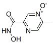 Pyrazinecarboxamide, N-hydroxy-5-methyl-, 4-oxide (9CI) 结构式
