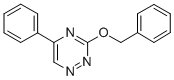 1,2,4-Triazine, 5-phenyl-3-(phenylmethoxy)- 结构式