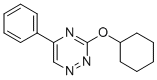 1,2,4-Triazine, 3-(cyclohexyloxy)-5-phenyl- 结构式