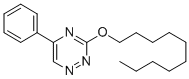 1,2,4-Triazine, 3-(decyloxy)-5-phenyl- 结构式