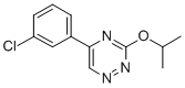 1,2,4-Triazine, 5-(3-chlorophenyl)-3-(1-methylethoxy)- 结构式