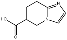 5,6,7,8-四氢-咪唑并[1,2-A]吡啶-6-羧酸 结构式