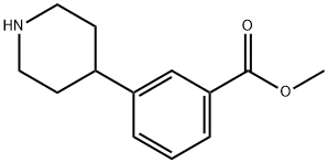 3-(哌啶-4-基)苯甲酸甲酯 结构式