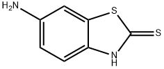 6-氨基-2-巯基苯并噻唑 结构式