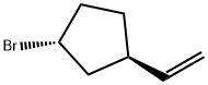 Cyclopentane, 1-bromo-3-ethenyl-, trans- (9CI) 结构式