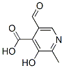 5-甲酰基-3-羟基-2-甲基异烟酸 结构式
