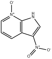 3-硝基-1H-吡咯并[2,3-B]吡啶-7-氧化物 结构式