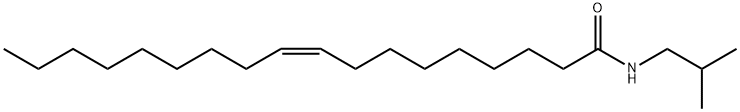 (Z)-N-Isobutyl-9-octadecenamide 结构式