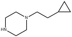 Piperazine, 1-(2-cyclopropylethyl)- (9CI) 结构式