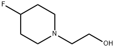 4-氟-1-哌啶乙醇 结构式