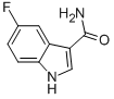 5-FLUORO-1H-INDOLE-3-CARBOXAMIDE 结构式