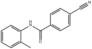 4-cyano-N-(2-methylphenyl)benzamide 结构式