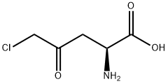 2-amino-4-oxo-5-chloropentanoate 结构式