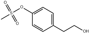 甲磺酸-4-(2-羟乙基)-苯酯 结构式