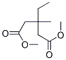 3-Ethyl-3-methylpentanedioic acid dimethyl ester 结构式