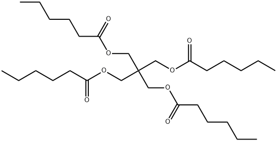 二己酸-2,2-二[[(己酰基)氧]甲基]-1,3-二丙酯 结构式