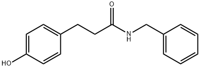 3-(4-羟苯基)-N-苄基丙酰胺 结构式