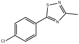 5-(4-氯苯基)-3-噻二唑-1,2,4-噻二唑 结构式