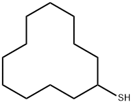 环十二烷硫醇 结构式