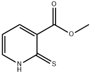 甲基 2-硫烷亚基-1,2-二氢吡啶-3-甲酸基酯 结构式